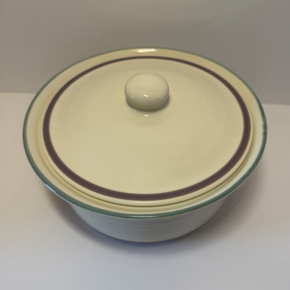 Pfaltzgraff Juniper Collection 2 Qt Round Covered Casserole Dish With Lid USA